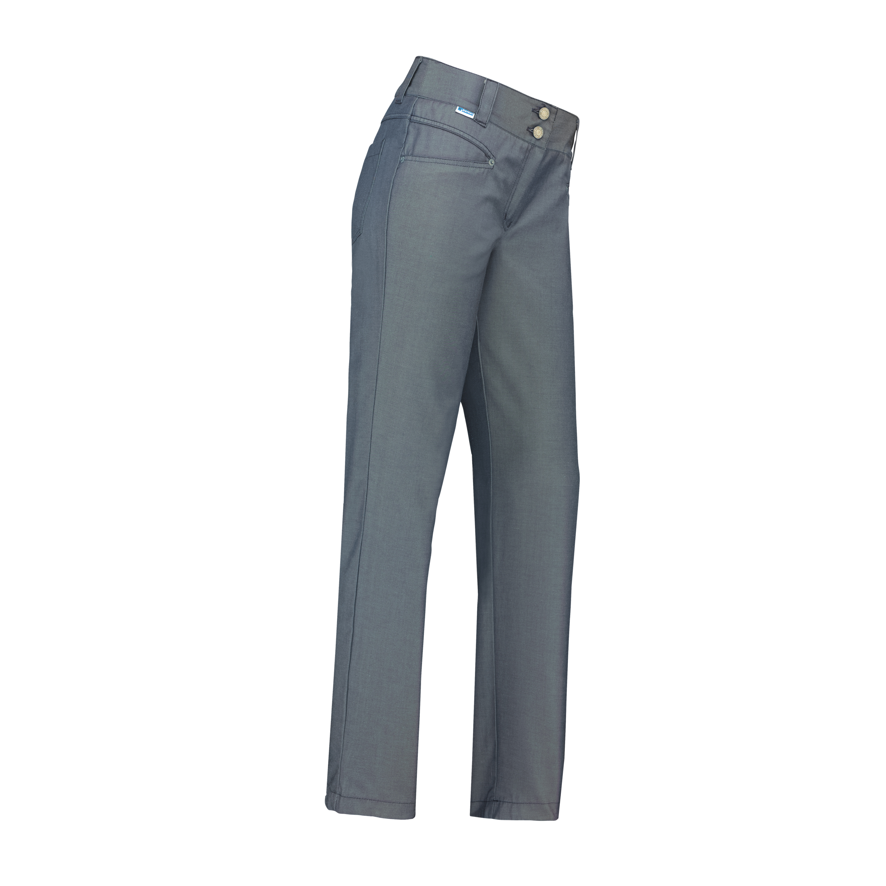 De Berkel Trendcollectie Pantalon Renske Wit/denim-look